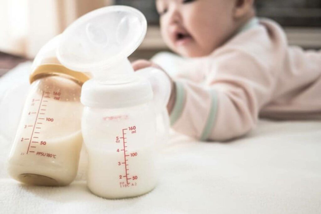 Baby Milchpumpe, Flaschen